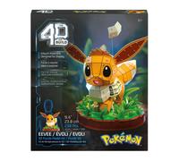 4D Build Pokémon Eevee 3D Puzzle Model Kit, Desk Décor, Shelf Display | 238 Premium EPS Foam Pieces, No Glue Or Tools Required, Build & Display Collectible Hobby Kit Gift For Fans Ages 12+