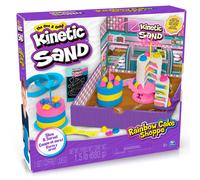 Kinetic Sand Magic Sand - Rainbow Cake Shoppe - 680 g of Yellow, Pink, Blue and White Sand Vanilla Aroma - Kit Crafts Children Sensory Toys - 6068029 - Toys Children 5 Years +