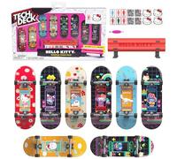 Spin Master TECH DECK, Girl Skateboards Hello Kitty SK8Shop Collab Pack with Guard Rail, Collectible and Customizable Mini Skateboards, Kids Toys for Ages 6 and up