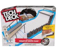 Spin Master Tech Deck, Primitive X-Connect Skate Park, Customisable and Buildable Ramp Set with Exclusive Fingerboard, Kids Toy for Ages 6 and up