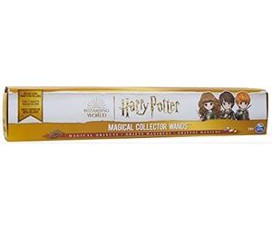 Spin Master Wizarding World - Mysterious Wands - Golden, 12" Harry Potter Character Wand with Die-Cast Icon & Display Stand, Age 6+, Includes 1 Wand, Die-Cast Icon, Display Stand, Instruction Manual
