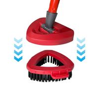 Spin Mop Head Replacement, Triangle Spin Mop Scrub Brush Head, Scrub Mop Brush Head, Hard Bristle Cleaning Brush, Scrubber Mop Head for Ocedar Scrub Brush, Viledas Mop, for Kitchen Bathroom
