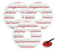 Spin Mop Heads Mop Head Replacement Compatible with Vileda Spin and Clean Floor Mop and Bucket,Reusable and Washable Microfiber Mop Refills with Scrub Strip for Multi Surface Floor Cleaning,3 Pack