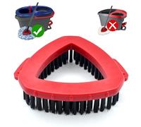 Spin Mop Replace Head Base Scrub Brush Mop Head Replacement for O Cedar RinseClean 2 Tank System, Scrubber Mop Brush Head for Ocedar Spin Mop