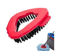 Spin Mop Replace Head, Spin Mop Replace Head Scrub,Mop Replacement Scrub Head, 180 Degree Swivel Triangle Brush Head,Triangle Floor Scrubber Mop Replace Head Base