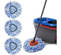 Spin Mop Replacement Heads Compatible with Ocedar RinseClean 2 Tank Mop System,Microfiber Mop Refill Heads for O Cedar Cleaning All Hard-surfaced Floor