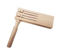 Spin Noisemaker Rattle Toy - Classic Folk Percussion Clicker, Hand Operated Sound Generator, Solid Wood Craft Design, Vibrating Acoustic Instrument | Festival Para