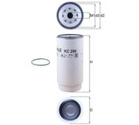Spin-On Oil Fuel Filter MAHLE KC 296D HD Fits DAF Trucks Buses