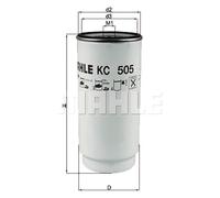Spin-On Oil Fuel Filter - MAHLE KC 505D - HD - Mercedes Actros Optional