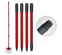 Spin Replacement Handle Mop Compatible With Vileda Turbo Spin Mop EasyWring Adjustable 4 Section Removable Rod