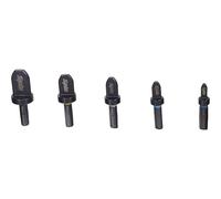 Spin S5000 5-Piece Drill Bit Swaging Tool Set 1/4, 3/8, 1/2, 5/8, 3/4-Inch