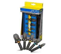 Spin S5000 5-Piece Drill Bit Swaging Tool Set 1/4, 3/8, 1/2, 5/8, 3/4-Inch