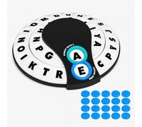 Spin & Shout Word Game, Fast-Paced Family Word Game with Letter Wheels and Spinner, Educational Spelling Board Game with 20 Tokens for Kids, Adults, Family Game Night and Classroom