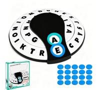 Spin & Shout Word Game, Starts with/Ends with Word Game, Choose a Category & Race Against The Timer To Be The Last Player, Password Board Fun Family Games for Teens & Adults (1pc)