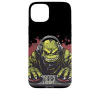 Spin the Beats with a Party Ogre at the DJ Booth Case for iPhone 15 Plus