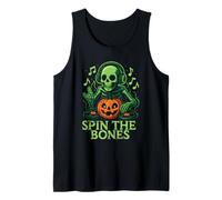 Spin The Bones DJ Skeleton Tank Top