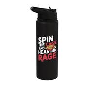 Spin The Cage - Funny Bingo Quote Stainless Steel Insulated Water Bottle