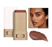 Spin The Foundation Stick, Concealer Foundation Stick, Rotatable Lightweight Makeup F-oundation,Solid S-erum for Boost Skin Tint,Solid Tinted Moisturizing S-erum Contour S-tick for All Types Brightens