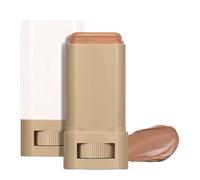 Spin The Foundation Stick, Concealer Foundation Stick, Rotatable Lightweight Makeup F-oundation,Solid S-erum for Boost Skin Tint,Solid Tinted Moisturizing S-erum Contour S-tick for All Types Brightens