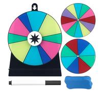 Spin the Wheel for 6 Inch, Wheel Spinner Spinning Wheel with Stand, Color Spin Fortune Wheel, Portable Prize Wheel Spinner, Spinnings Game Wheel of Fortune for Carnival Party Show