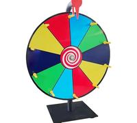 Spin The Wheel Game, 10 Slot Roulette Wheel with Blackboard Eraser and Pen, Perfect for Party Pub Games and Sales Promotion