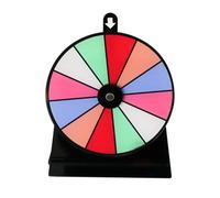 Spin The Wheel Game with Stand Tabletop Fortune Doodle Game Board