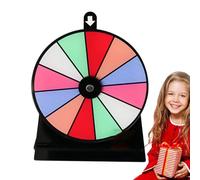 Spin the Wheel, Non-slip Spin the Wheel Game with Stand, 12 Slots Prize Wheels Spins the Wheels, Erasable Detachable Acrylic Board, for Fortune Game, and Carnival