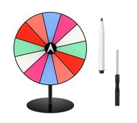 Spin the Wheel with Stand, Tabletop Roulette Spinning Wheel for Prizes