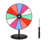 Spin The Wheel with Stand - Tabletop Roulette Spinning Wheel for Prizes