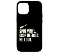 Spin Vinyl Drop Needles Be Loud Audiophile Record Enthusiast Case for iPhone 12/12 Pro