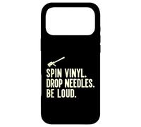 Spin Vinyl Drop Needles Be Loud Audiophile Record Enthusiast Case for iPhone 17 Pro Max