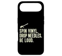 Spin Vinyl Drop Needles Be Loud Audiophile Record Enthusiast Case for iPhone Air