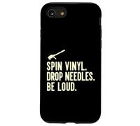 Spin Vinyl Drop Needles Be Loud Audiophile Record Enthusiast Case for iPhone SE (2020) / 7/8