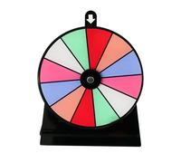 SPIN WHEEL - 12 LOCK EXPLORE GAME BOOD, TABLETOP FORTUNE TERDENTABLE | Carnival Prize Display, Trade Show Event Wheel, fundraising contest, night lottery entertainment, family party day