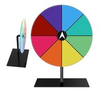 Spin Wheel - 50cm Acrylic Roulette Board, Erasable Writing Game, Durable Stand | Fun Interactive Game for Festival Classroom Party Collection Events