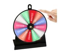 Spin Wheel - Erasable Game Wheel with 12 Slots | Desktop Roulette Fortune Turntable, Tabletop Prize Spinner for Trade Shows, Carnivals & Corporate Events, Dry Erase