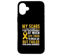 Spina Bifida Awareness t Spina Bifida Survivor Case for iPhone 16 Plus