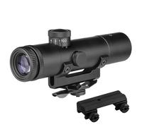 SPINA OPTICS Hunting Rifle Scope 4X20 Carry Handle Scope Optics with Duplex Reticle，W 20mm Picatinny Mount