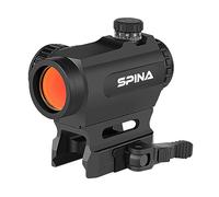 SPINA OPTICS Red Dot Sight 1x20mm Rifle Scope 2 MOA Reflex Sight with Dot Reticle and 11 Brightness Levels, with QD Mount Scope Mount