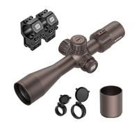 SPINA OPTICS Riptide GEN II 3-12x44 FFP/4-16X44 FFP w Zero Stop Hunting Scope,30mm Tube First Focal Plane Scope 1/10 MRAD Adjust | ED Fully Multi-Coated | Bronze Color Riflescope