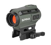 SPINA OPTICS Solar Energy Red Dot Sight 1x20mm Rifle Scope 2 MOA Reflex Sight with Dot/Cross Circle Reticle and 7 Brightness Levels, with QD Mount Scope Mount