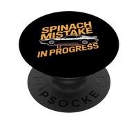SPINACH MISTAKE IN PROGRESS Vintage Sports Car Lift Auto PopSockets Adhesive PopGrip