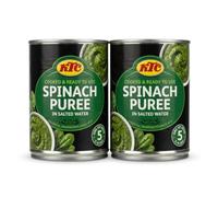 Spinach Puree 800g FromKTC Ready to Use Spinach Puree Ideal for Curries Soups, Sauces and Traditional Dishes Pack of 2