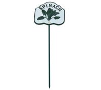 Spinach Vegetable Sign Marker Label Cast Iron Plant Garden Yard Allotment