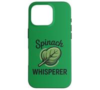 Spinach Whisperer Vegetable Gardener Plants Case for iPhone 16 Pro