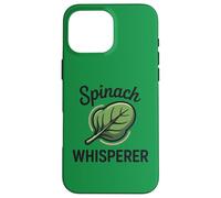 Spinach Whisperer Vegetable Gardener Plants Case for iPhone 16 Pro Max