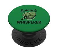 Spinach Whisperer Vegetable Gardener Plants PopSockets Adhesive PopGrip