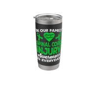 Spinal Cord Injury Awareness Support Family Stainless Steel Insulated Tumbler