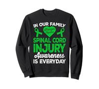 Spinal Cord Injury Awareness Support Family Sweatshirt