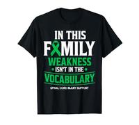 Spinal Cord Injury Awareness Support Family Value Graphic T-Shirt